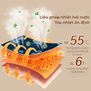 Miếng Dán Chườm Ấm Thảo Dược SOFTURE Giữ Ấm Giảm Đau Cho Cổ, Bụng, Bàn Chân, Đầu Gối - SMD01