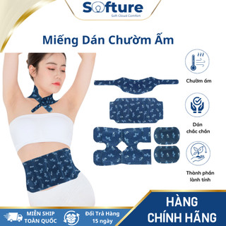 Miếng Dán Chườm Ấm Thảo Dược SOFTURE Giữ Ấm Giảm Đau Cho Cổ, Bụng, Bàn Chân, Đầu Gối - SMD01