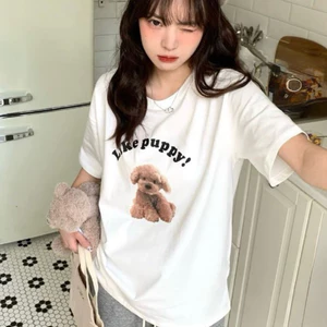 Áo Thun Like Puppy Dễ Thương Unisex Bacsic Chất Vải Mềm Mịn Dày Dặn Áo Phông Thời Trang New Ss 2025