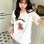 Áo Thun Like Puppy Dễ Thương Unisex Bacsic Chất Vải Mềm Mịn Dày Dặn Áo Phông Thời Trang New Ss 2025