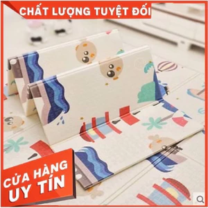 sale off 60% THẢM XỐP XPE 2 MẶT CHỐNG TRƠN TRƯỢT CHO BÉ- CHỐNG THẤM 1,8x2m- gấp gọn tiện lợi