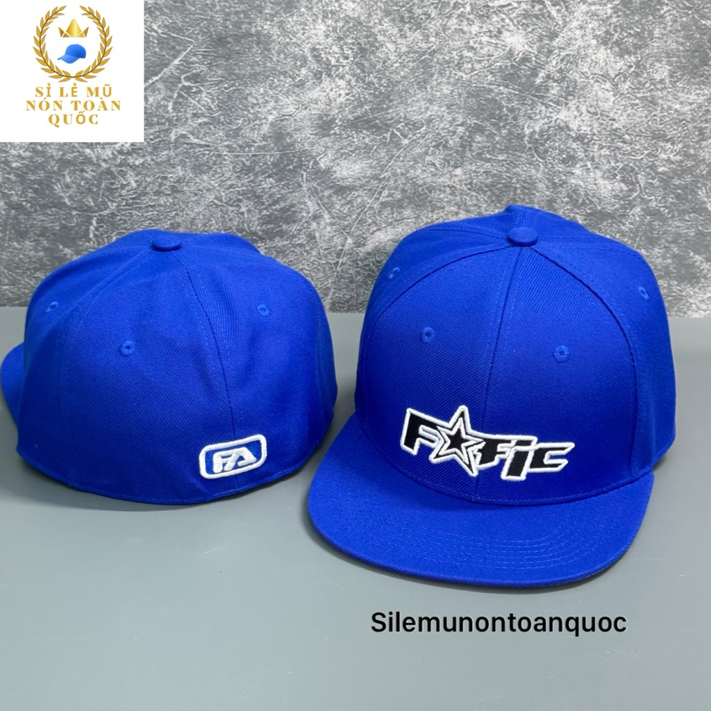 Mũ kết snapback cao cấp nam nữ - Nón hiphop bít đuôi thêu fatic sao thời trang mang ngược siêu ngầu