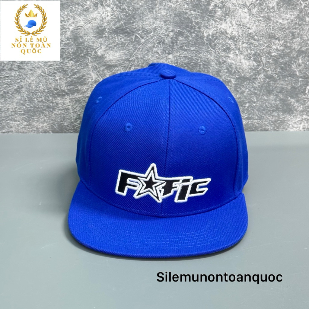 Mũ kết snapback cao cấp nam nữ - Nón hiphop bít đuôi thêu fatic sao thời trang mang ngược siêu ngầu