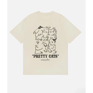 Áo Thun Mèo Pretty Cats Unisex - Chất Vải Dày Dặn Áo Phông Thời Trang Phong Cách New Ss2025