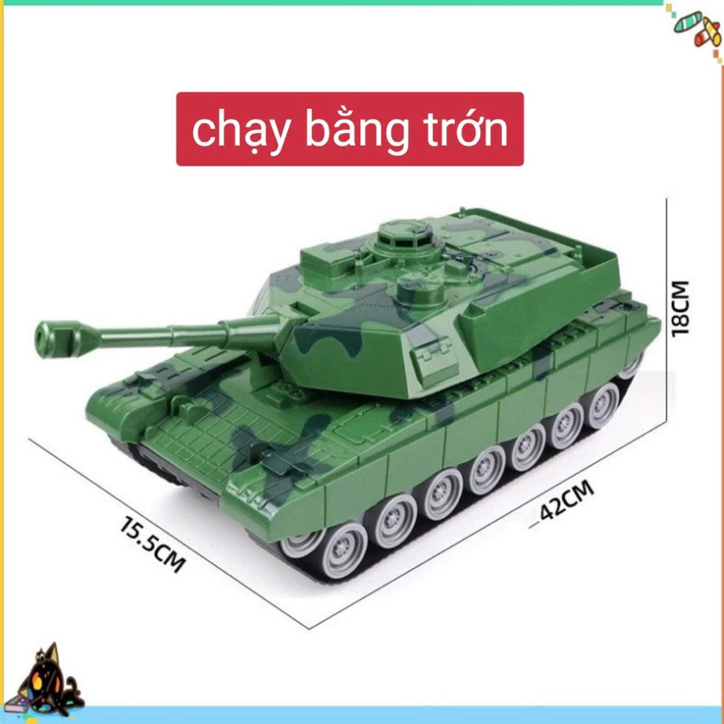 XE TĂNG BIẾN HÌNH ROBOT PIN ĐỒ CHƠI cho bé 3 tuổi