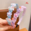 Bờm tóc bé gái dễ thương – Thiết kế hoa đơn giản, màu sắc tươi mới