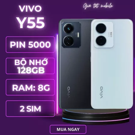 Điện thoại VIVO Y55 (8G/128gb), điện thoại cũ giá rẻ bảo hành 6 tháng, tặng full đủ phụ kiện!,