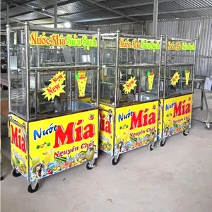 xe nước mía siêu sạch lô kim cương sản xuất tại xưởng