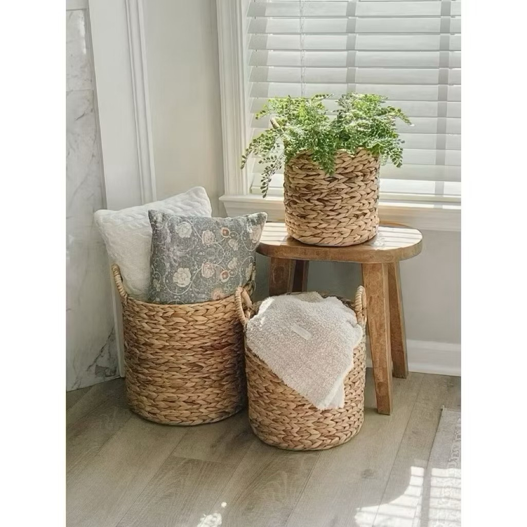 Giỏ lục bình đựng các loại vật dụng ,trang trí nhà cửa , giỏ đựng đồ đa năng , giỏ quần áo , giỏ cói,…