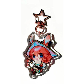 TFT Chibis Acrylic Keychain | Jhin, Aurora, Gwen, Poro | League of Legends Glitter Charms