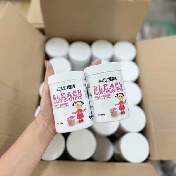Combo Bột Tẩy Nấm Mốc Vết Bẩn Quần Áo Trắng, Bột Tẩy Quần Áo Màu Hiệu Quả Không Mùi An Toàn Cho Bé 300g Mẫu Mới 2025