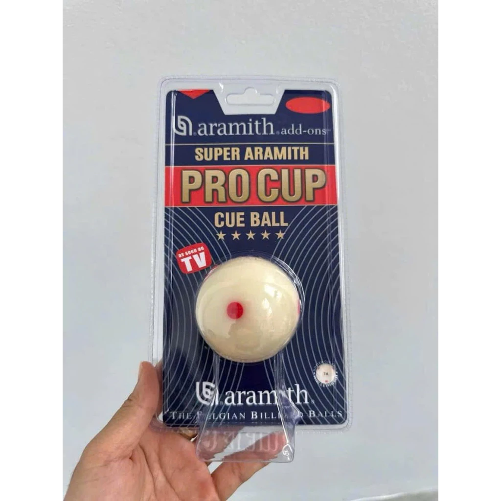 Bi cái Aramith PRO CUP hàng chất lượng độ bền cao. Bi ít bị xước răm , cực ít bám lơ, dễ dàng vệ sinh