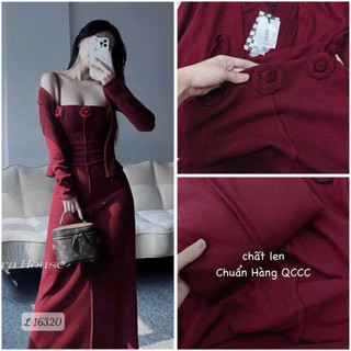 SÉT VÁY ĐỎ MIX CADIGAN