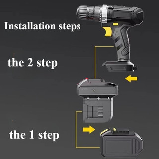 Chân Đế Chuyển Đổi , Đế Ghép Pin , Đế Gộp Pin Chuyển 1 Pin MAKITA 18V 21V Sang 2 Pin MAKITA