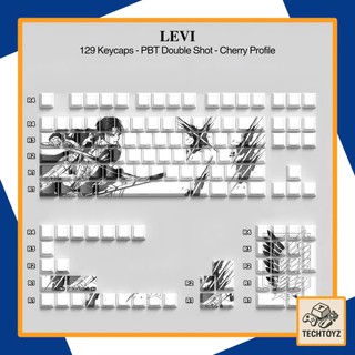 Levi Keycap - Keycap Attack On Titan - PBT Double Shot, DyeSub - Cherry Profile