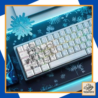 [ Xuyên Led ] Bộ Keycaps Yukino - PBT DyeSub - Cherry Profile