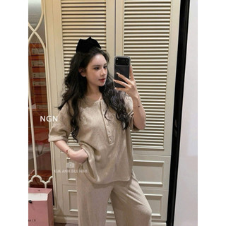 Set Len Tăm Kitty Quần Dài KAB [Sẵn Ship]