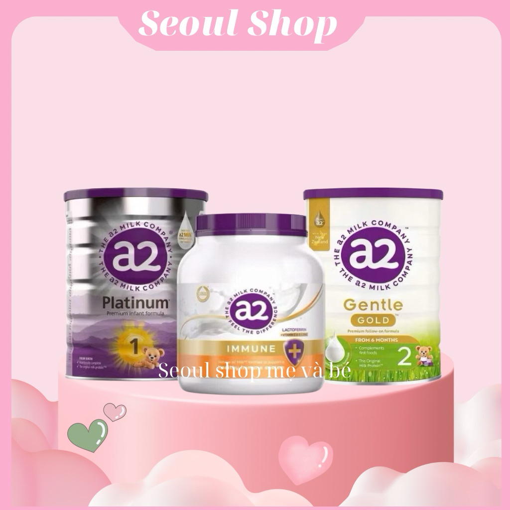 Sữa A2 Chính Hãng New Zealand – Platinum | Immune Lactoferrin | Gentle Gold – Tăng Đề Kháng, Hấp Thu Tốt, Dễ Tiêu Hóa