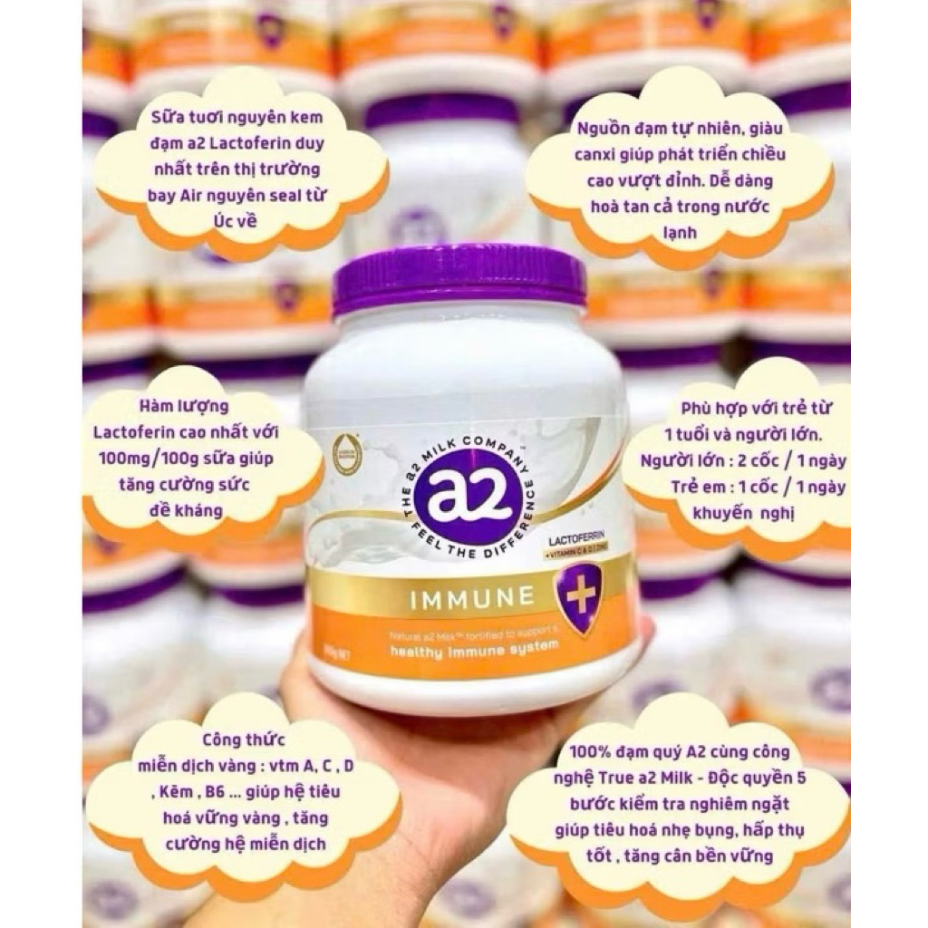 Sữa A2 Chính Hãng New Zealand – Platinum | Immune Lactoferrin | Gentle Gold – Tăng Đề Kháng, Hấp Thu Tốt, Dễ Tiêu Hóa