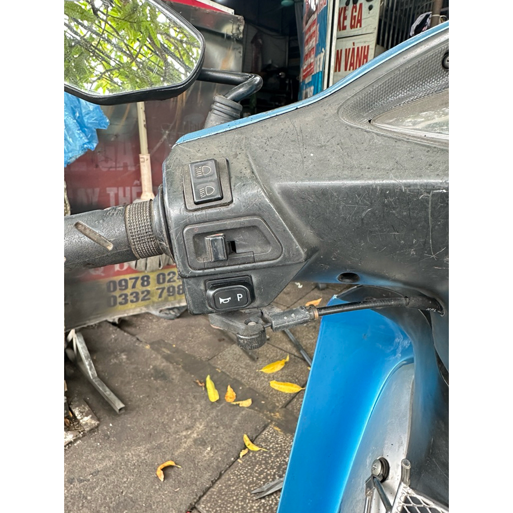 Công tắc 2in1 còi&passing.lắp phải đề&tắt máy
