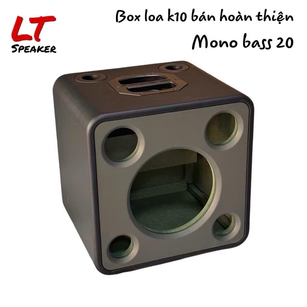 Box loa, thùng loa K10 k18 mono bass 20 bán hoàn thiện bọc da kèm phụ ...