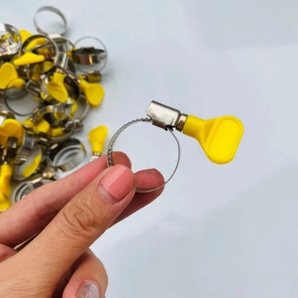 Combo 20 chiếc đai xiết ống Cổ dê ống nước, cổ xiết ống, đai xiết, kẹp đầu ống - 19x29 - INOX