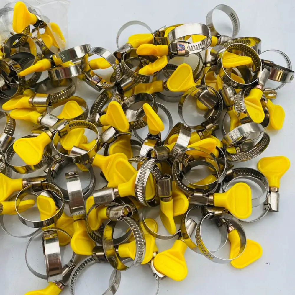 Combo 20 chiếc đai xiết ống Cổ dê ống nước, cổ xiết ống, đai xiết, kẹp đầu ống - 19x29 - INOX