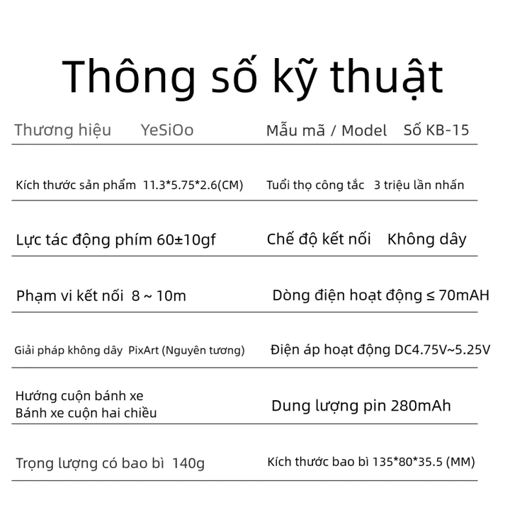 Chuột Không Dây Laptop - Chuột Không Dây Không Tiếng Ồn - Chuột Không Dây Thời Trang - Chuột Không Dây Bluetooth - USB – 7