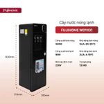 Cây nước nóng lạnh công nghệ block 3 vòi WD.11EC Nhập Khẩu FUJIHOME, Máy nước lạnh sâu bình âm tiết kiệm điện an toàn — ảnh 4