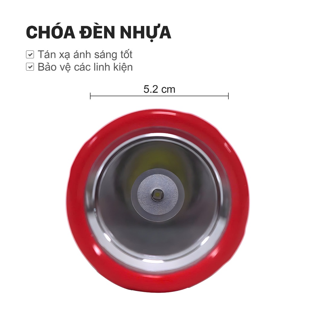 Đèn pin cầm tay hiệu Mỹ Linh - RF 85B, hoạt động bằng pin nhỏ gọn, siêu sáng