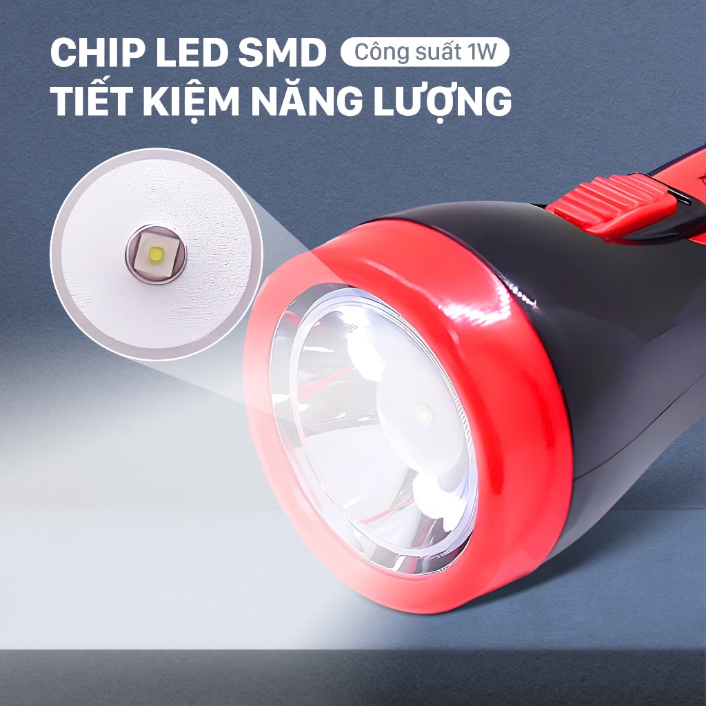 Đèn pin cầm tay hiệu Mỹ Linh - RF 85B, hoạt động bằng pin nhỏ gọn, siêu sáng