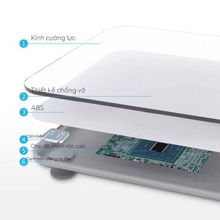Cân Điện Tử Sức Khỏe Cắm Sạc  Chịu Tải 180KG Màn Hình Số LED Cân Chính Xác Thiết Kế Nhỏ Gọn Cho Gia Đình