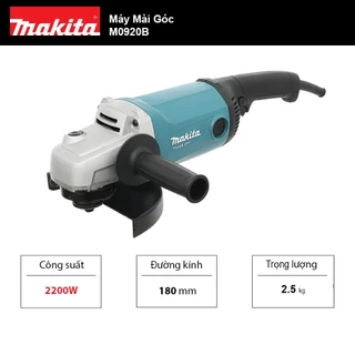 Máy Mài Góc Công Nghiệp 2200W Makita M0920B (180mm) - M0921B (230mm) | Makita Việt Nam