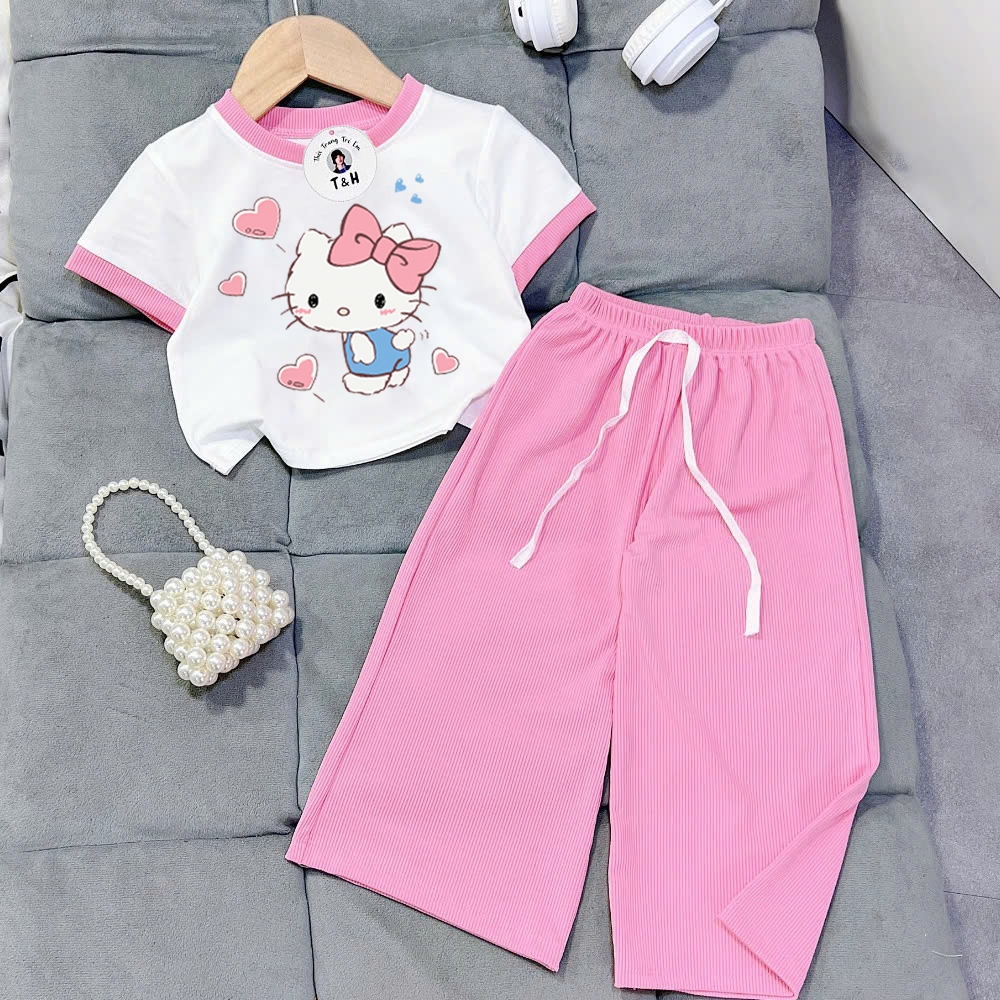 [8-40Kg] Bộ đồ bé gái HOT TREND chất vải mềm mịn thoáng mát được các bé yêu thích BGALI01