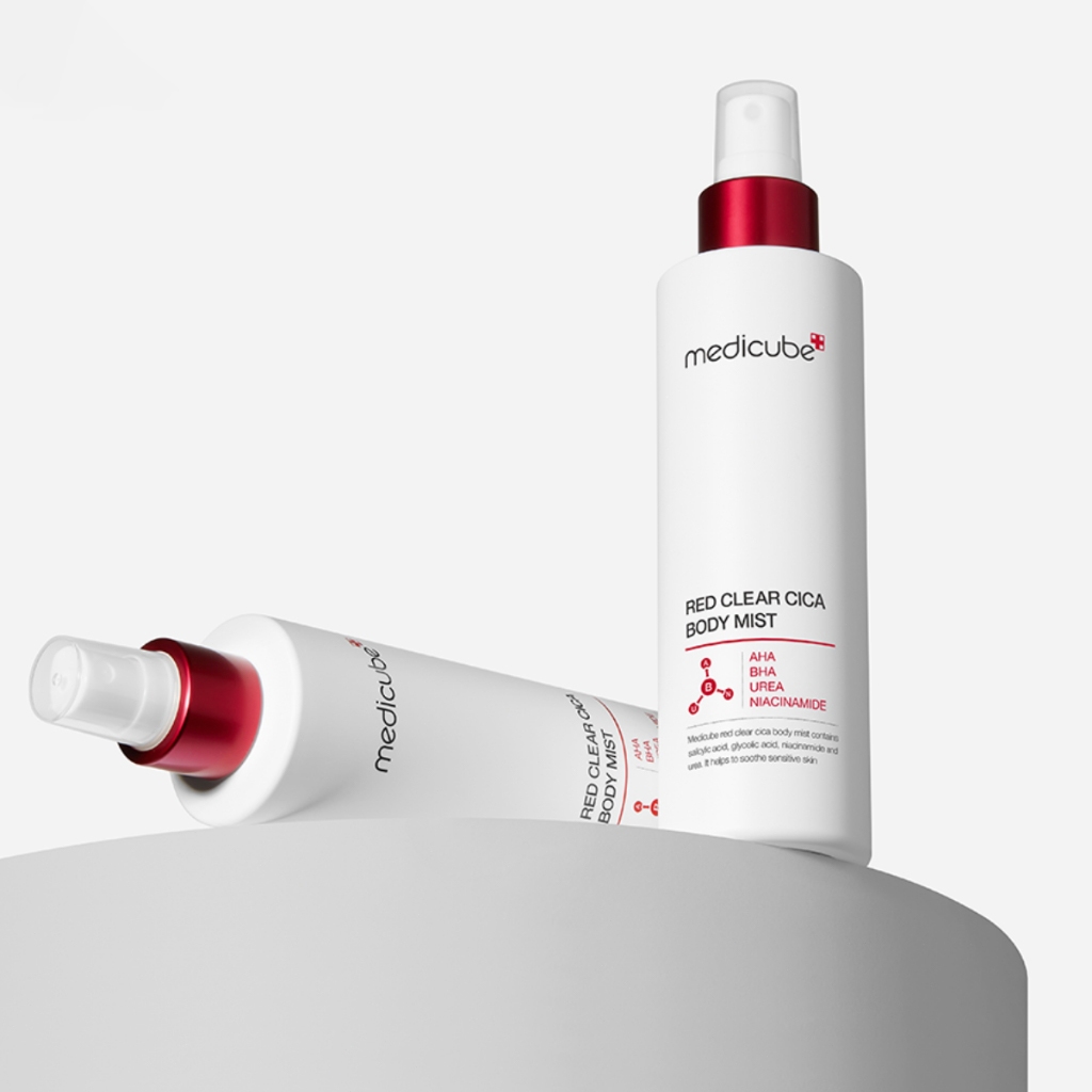 Medicube Red Acne Body Peeling Shot 110g / Medicube Red Clear Cica Body Mist 200ml