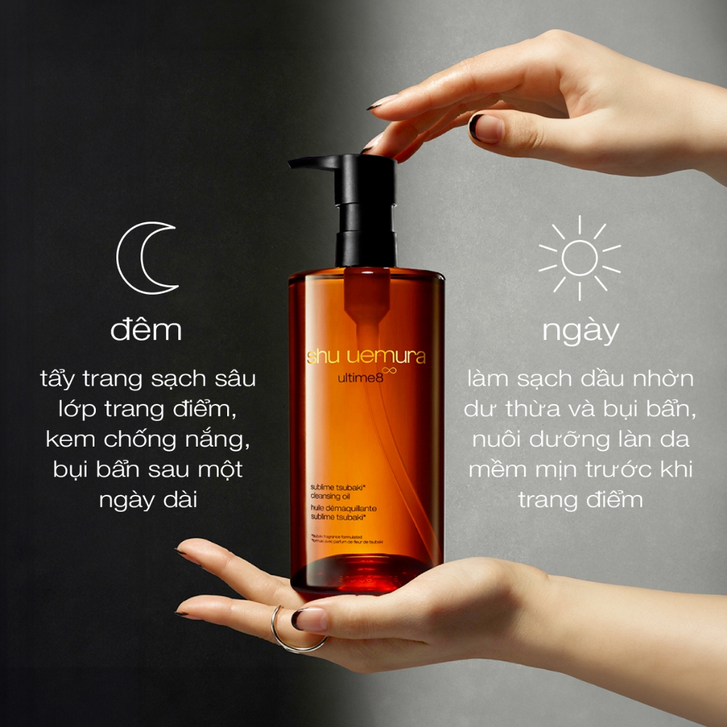 [ shu x Hannah Daily] dầu làm sạch và tẩy trang cao cấp shu uemura ultime8∞ cleansing oil 150ml giúp nuôi dưỡng phục hồi