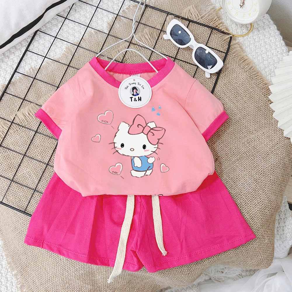 [8-40Kg] Bộ đồ bé gái HOT TREND chất vải mềm mịn thoáng mát được các bé yêu thích BGALI01