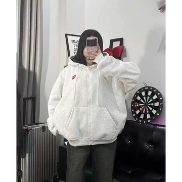 Áo Khoác Hoodie Zip Nỉ Bông In Hình Lá Cờ VIỆT NAM (có túi trong), Áo Hoodie ZIP Form Rộng UNISEX Nam Nữ Mặc Đều Đẹp