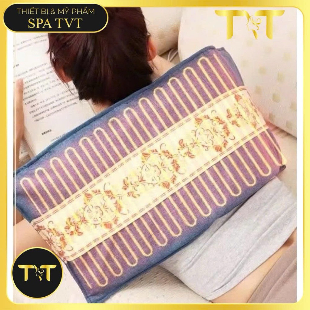 Gối Đá Muối, Đai Đá Muối TVT 10 Mức Nhiệt – Chườm Nóng Thư Giãn, Giữ Ấm, Hỗ Trợ Lưu Thông Khí Huyết