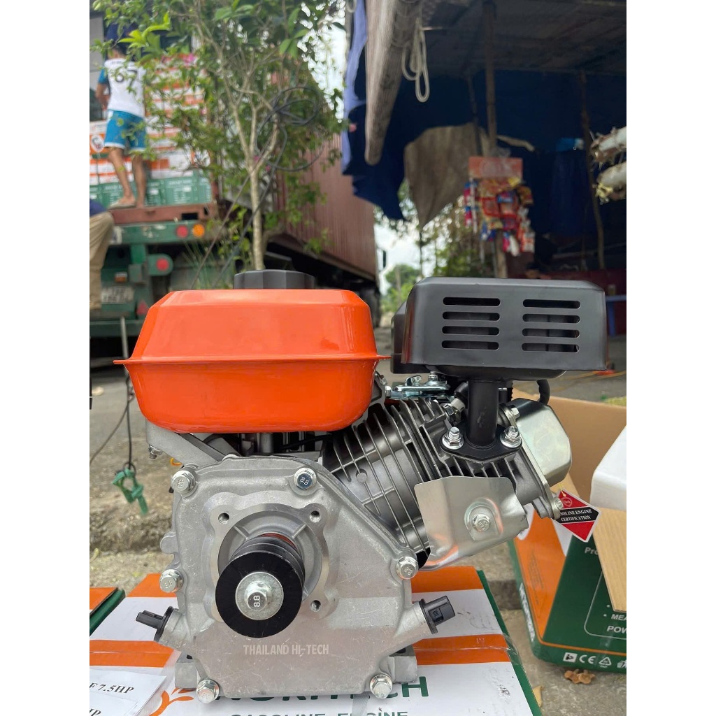 Động cơ xăng nokiteck thái lan 7.5hp hoạt động mạnh mẽ sử dụng đa năng - Đầu nổ chạy xăng
