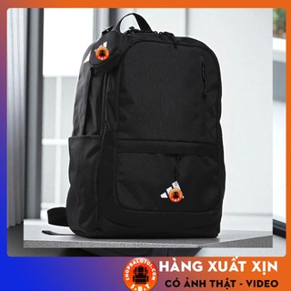 Balo Đi Học Đựng Laptop Nam Nữ Có Ngăn Đựng Laptop Chất Vải Màu Đen , Balo Thể Thao Công Sở Nhiều Ngăn Chống Nước