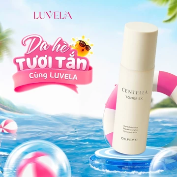 Nước Hoa Hồng Dr.Pepti Centella Toner EX Dưỡng Da Căng Bóng 180ml Chính Hãng Hàn Quốc HH01