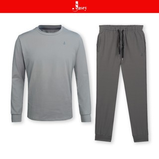 Bộ thể thao nam JASEY thu đông bo gấu, đồ bộ cotton mịn mềm mại, thoải mái chuẩn size mã 1122