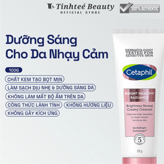 Sữa rửa mặt làm sáng da dịu lành cho da nhạy cảm CETAPHIL BRIGHT HEALTHY RADIANCE CLEANSER 100G