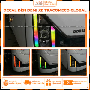 Decal dán đèn demi Xe Tracomeco Global 2023-2026