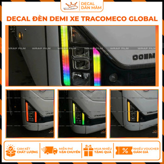 Decal dán đèn demi Xe Tracomeco Global 2023-2025