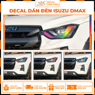 Decal dán đèn Isuzu Dmax