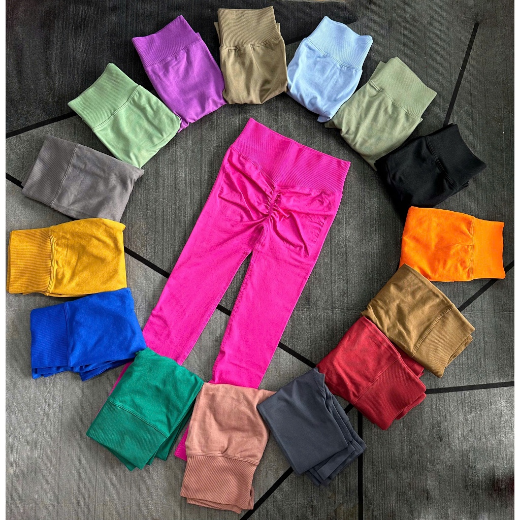 QUẦN DÀI LEGGING NỮ CHẤT DỆT CHUN MÔNG HOTHISPORT