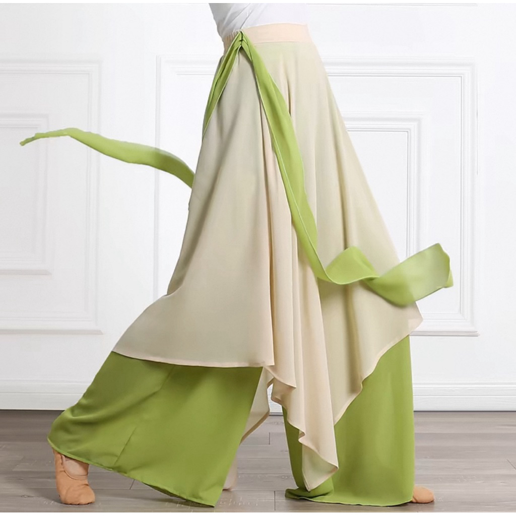 Quần múa cổ trang/Quần ống rộng – nhẹ nhàng, tinh tế, tôn dáng người mặc.