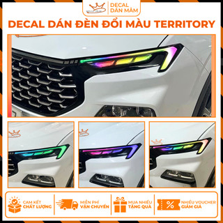 Decal dán đèn đổi màu Ford Territory 2022 đến 2024  ( 1 cặp)